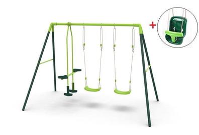 Columpio Asiento de Plástico Columpio Jardín Árbol Patio Columpio Infantil  Niños Bebe con Cuerda Regulables Exterior Interior Amarillo - La Tienda de  los Bebés 👶