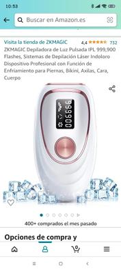 Depiladora láser profesional IPL para mujer indolora para rostro, cuer –  TIENDA UNIVERSAL TECH