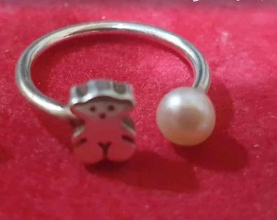 Tous anillo perla online y oso