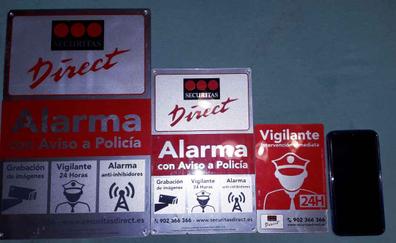 Pegatinas adhesivo disuasoria de alarma securitas en 28918 Leganés - WENDOO