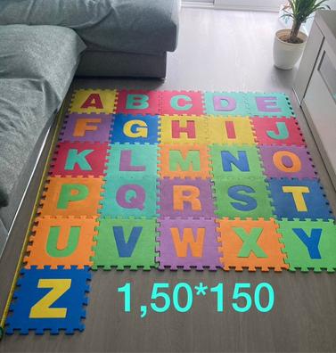 Tapete Alfombra Infantil Niños Bebé Gateo Letras 2.00 X 1.80