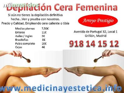 Depilacion cera Centros de belleza, estética y cosmética baratos en Madrid  Provincia | Milanuncios