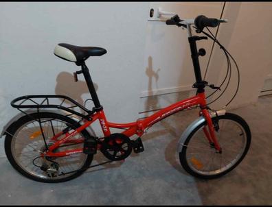 Bicicleta plegable sin instalación para adultos, 20 pulgadas, ultraligera,  portátil, estilo dama, pequeño, para niño y niña, B-20 pulgadas