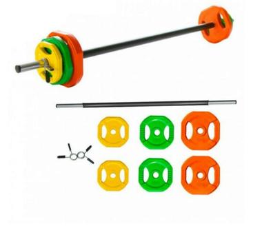 Set Pump Boomfit Pesas Con Barra 28mm - Kit Set Pump Pro - Boomfit