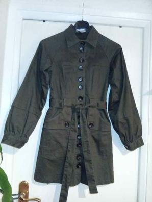 Sobrecamisa verde militar mujer de segunda mano para mujer