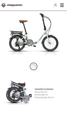 Bicicleta electrica plegable MOMA de segunda mano por 550 EUR en