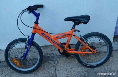 Bicicleta niño 3 a 6 años – 16″ – ruedines – CONOR METEOR – Azul