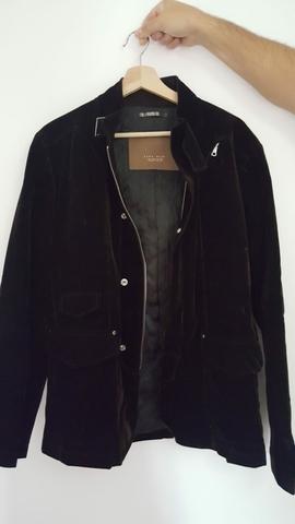 Chaqueta marron hombre zara hot sale