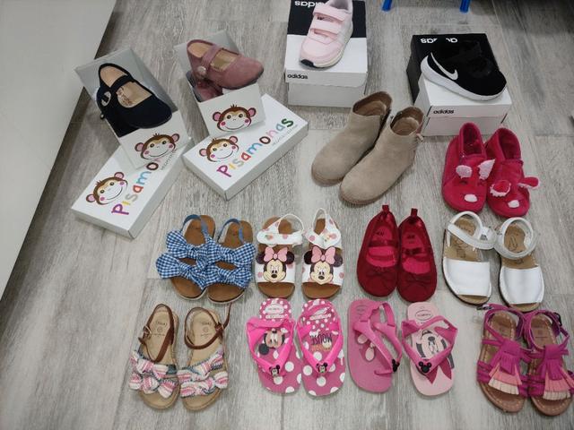 Zapatos para best sale niña talla 21