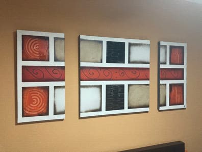 Tripticos Cuadros y pinturas decorativas segunda mano baratos en Zaragoza | Milanuncios