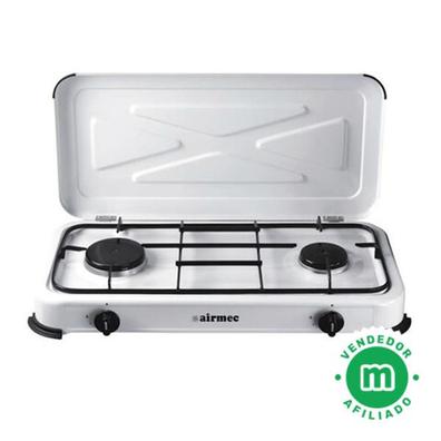 Cocina Rommer VCH-356 X FG Inox Gas Natural 3 fuegos Tapa