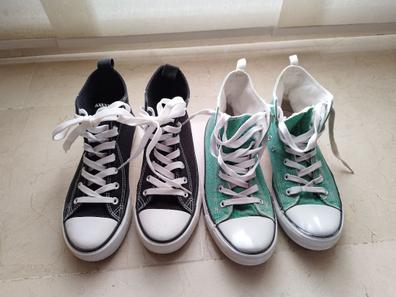 Converse negras con online llamas