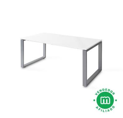 Mesa de cristal SORAYA, estructura 4 patas redondas, medida 120x70 cm