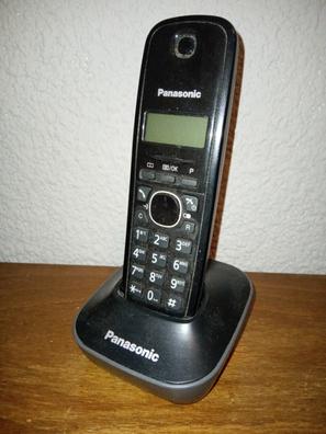 Panasonic KX-TGB612JTW Teléfono Inalámbrico Duo para Mayores Negro