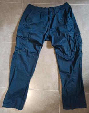 Pantalon De Trabajo Largo, Color Azul, Multibolsillos, Resistente