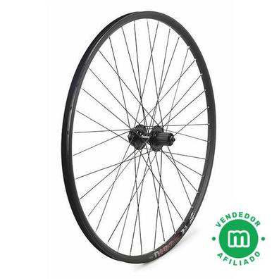 Rueda Bicicleta Carretera 700 Trasera V-Brake Piñón Libre Doble Pared  Negra