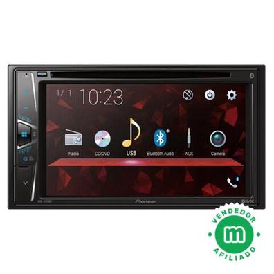 Pioneer DEH-S420BT, Radio CD, 1-DIN, compatible Android e iPhone,  Bluetooth, Spotify, color Rojo