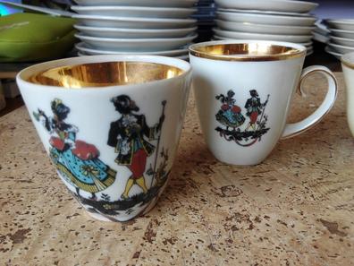 juego tazas café porcelana de bohemia - republi - Buy Vintage porcelain and  ceramic objects on todocoleccion