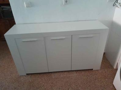 Mueble Auxiliar Baño Blanco Estrecho 3 Cajones - Mas Masiá