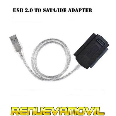 Adaptador SATA/IDE a USB 3.0, kit de adaptador de disco duro externo,  convertidor de lector de recuperación para unidades ópticas universales de  2.5