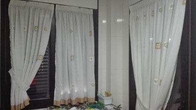 Visillos cocina para ventana y puerta de 1 metro de ancho con dos alturas.  envíos desde España - AliExpress
