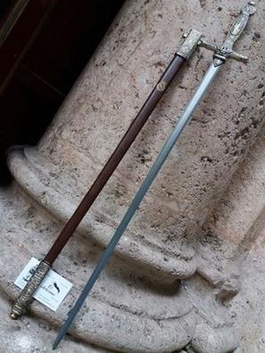 Espada Medieval con Mango Dorado de 81 cm