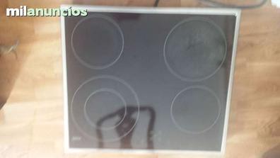 Placa vitroceramica de 4 fuegos Sunfeel de cristal negro Schott Ceran