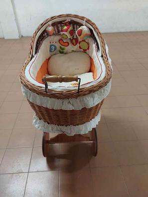 CUNAS, MOISES, CAPAZOS MIMBRE/Rattan Bassinet  Muebles de mimbre, Moises  mimbre bebe, Moisés para bebes