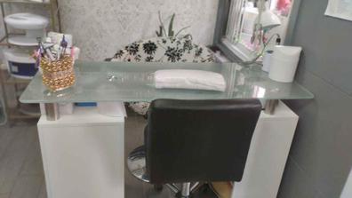 Mesa para una manicura profesional Bridge tablero roble blanco