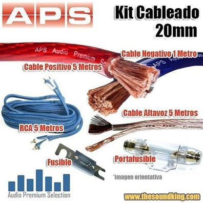 Kit De Cable 4 Gauge K-009 Para Potencia Hasta 5000w Audio