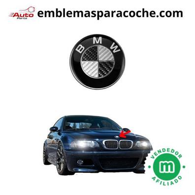 Emblema bmw en fibra de carbono Coches, motos y motor de segunda mano,  ocasión y km0