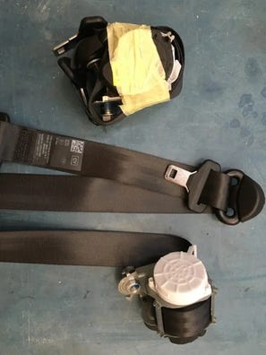 Cinturones seguridad Recambios accesorios de coches de segunda mano |