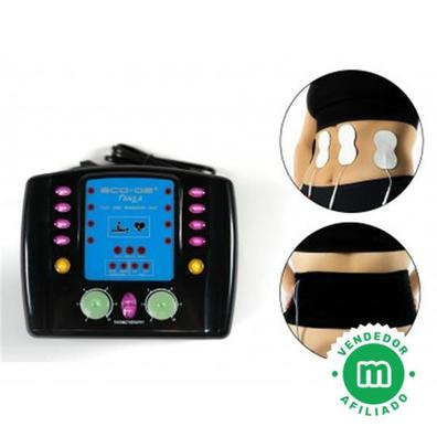 Tens 16 Modo Digital Masajeador de Pulso Eléctrico Ems Terapia de Fisioterapia  Muscular Estimulador Máquina de Alivio del Dolor Electroestimulador