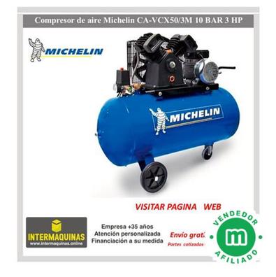 Herramientas, maquinaria taller y jardin, Compresor aire silencioso de  piston MICHELIN MCX598/300N