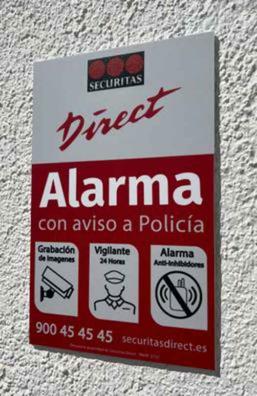 Stiker, Decal, Pegatinas Disuasorias de Alarma Securitas Direct. Modelo  2015