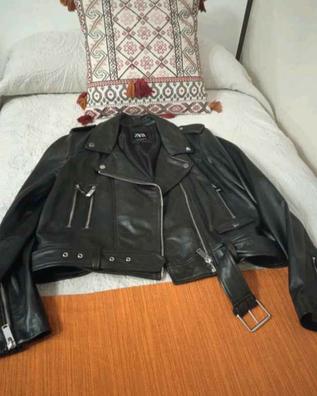 Chaqueta cuero zara. Anuncios para comprar vender de segunda mano |