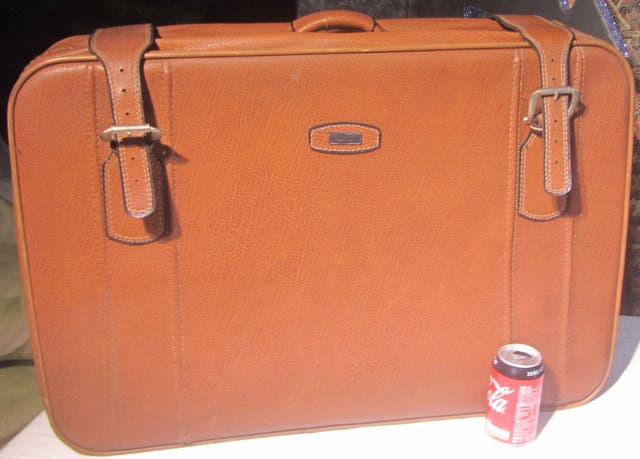 Milanuncios Maleta Vanguard Vintage años 60 cuero