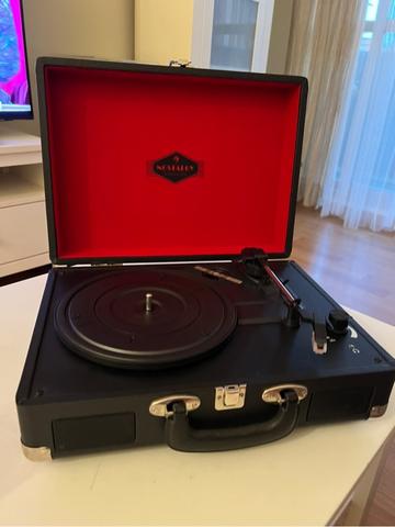 Tocadiscos De Vinilo Con Altavoces Externos, Tocadisco