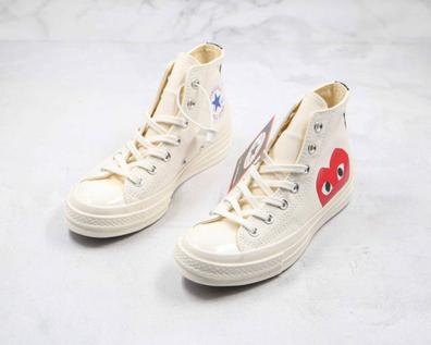 Converse off hotsell white baratas