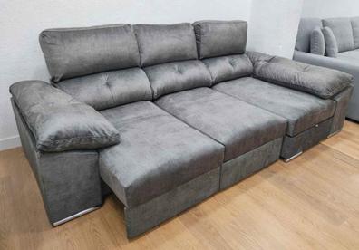 LIQUIDACION SOFA CHAISELONGUE CON DESLIZANTES EN PIEL 270 CMS - Tienda de  muebles en Madrid - Parque Mueble