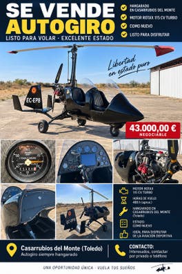 Autogiro de segunda mano | Milanuncios