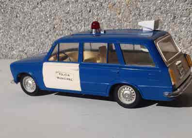 Jouet Mécanique RICO SEAT 1430 Ambulance/Police - Vintage, Espagne, Occasion