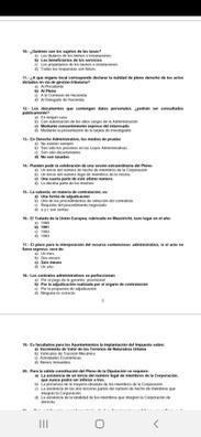 Examenes practicos auxiliar administrativo ayuntamientos Cursos y