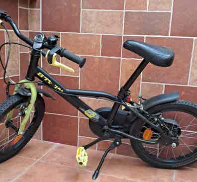 Dark Hero Bici Decathlon 16 Pollici Btwin 16 Pouces Decathlon 500