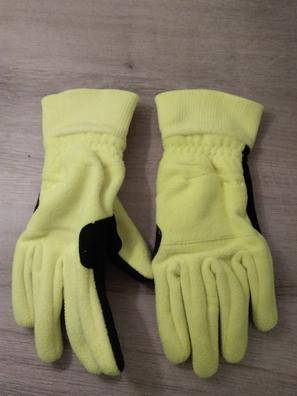 GUANTES PARA BICICLETA DE INVIERNO NEGRO 100 - Decathlon