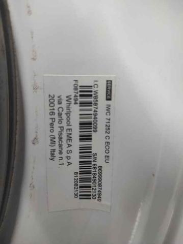 Milanuncios - despiece de lavadora indesit