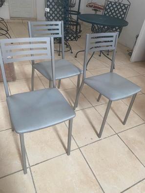 Juego de 6X Taburetes Cocina, Taburetes Altos con Respaldo y Asiento  Giratorio, Asiento Terciopelo y Patas Metálicas