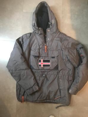 Geographical Norway - Chaqueta Rainman Turbo-Dry para hombre con tejido  softshell y capucha gris oscuro M: Am…