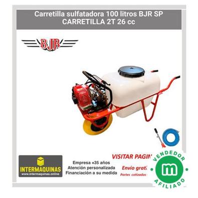 Carretilla sulfatadora 1 rueda 100 litros eléctrica BJR 20 – Intermaquinas