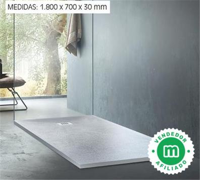 PLATO DUCHA CARGA MINERAL SERIE OASIS BLANCO RECTANGULAR BENOTTI